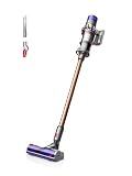 Dyson Cyclone V10 Aspiradora sin Cable, Adaptador para Zonas Difíciles | Color Nickel y Copper, Hasta 60 Minutos, 150 Vatios de Succión, Filtración 99,99%, 14 Ciclones, Accesorio Low-Reach