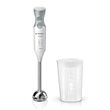 Bosch MSM66110 ErgoMixx Batidora de Mano, 600 W, Color Blanco y gris