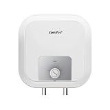 COMFEE' Termo Eléctrico 10L Calentador de Agua Eléctrico D10-15VD1OW Bajo el Fregadero, con Depósito de Agua - Ligero, Compacto, Fácil de Instalar - Ideal para una Familia Pequeña