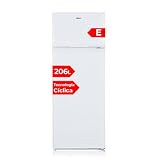Nilson Frigorífico 2 Puertas Blanco NF145500E. Capacidad 206 L, Puerta Reversible, Bajo Nivel Sonoro, Eficiencia Energética Clase E