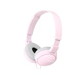 Sony Auriculares estéreo MDRZX110P.AE, sonido potente, rosa, 1 unidad