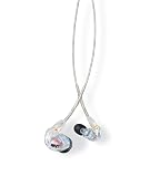 Shure SE425-CL auricular Intraaural Negro, Transparente - Auriculares (Intraaural, Alámbrico, 20 - 19000 Hz, 109 dB, 1,6 m, Negro, Transparente)