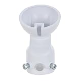 TOMETURE Soporte de montaje para ventilador de techo inclinado: Adaptador de soporte para ventilador de alta resistencia de hasta 45 grados para instalación en ángulo - Funciona con techos
