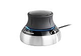 3Dconnexion SpaceMouse Compact (ratón 3D, con cable, negro)