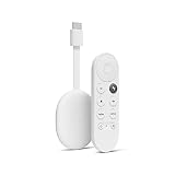 Google TV Chromecast con (HD) - Reproduce contenido en streaming en el televisor con el mando de control por voz - Películas, series en HD