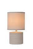 LUCIDE GREASBY - Lámpara de mesa - Ø 14 cm - 1xE14 - Beige