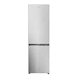 CANDY City Fresco 300 CNCQ2T518EX, Frigorífico Combi, 280L, Ancho 55cm, Altura 182cm, Total No Frost Circle+, Cajón Verdulero, Control Interno Digital, Iluminación LED, Puerta Reversible, 37DB, Inox