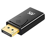 Mepsies Adaptador DisplayPort a HDMI 4K Convertidor DP a HDMI Adaptador DisplayPort Macho to HDMI Hembra para PC, TV, Monitor y Proyector