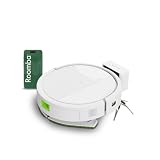 iRobot Roomba 115 Combo, Robot Aspirador y friegasuelos 2 en 1, Potencia de succión de 15000 Pascales, Cepillo Lateral Flexible, Mopa de fregado extendida, Navegación Clearview LiDAR, App, Blanco