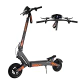 Kukirin G2 Patinete Eléctrico para Adultos, 10 Pulgadas, hasta 55 km, Neumáticos tubeless, Doble suspensión, Frenos de Disco, Pantalla táctil, batería 48 V 15,6 Ah y diseño Plegable