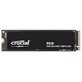 Crucial P310 SSD 2TB PCIe Gen4 NVMe M.2 2280, Disco Interno, hasta 7.100 MB/s, Compatible con Ordenador Portátil y de Sobremesa & Consolas de Juegos Portátiles - CT2000P310SSD801