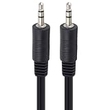 PremiumCord Cable Jack 3m, Jack Plug 3.5mm, Macho a Macho, Cable de Conexión de Audio Para Auriculares Aux, Para TV Celulares MP3 HiFi, Blindado, Color Negro
