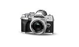 Kit de cámara del Sistema Micro Four Thirds Olympus OM-D E-M10 Mark IV, Sensor de 20 Mpx, Visor electrónico, vídeo 4K, Wi-Fi, Plata, Incluye el M.Zuiko Digital ED 14-42mm F3.5-5.6 EZ Pancake Plata