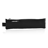 office box Estuche Portatodo Mini Basic con Cierre de Cremallera Suave y Formato Rectangular de Colorline by 10 Colores (Negro)