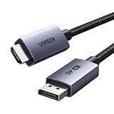 Cable UGREEN 8K 60Hz Cable DisplayPort a HDMI 4K 240Hz DP 1.4 a HDMI 2.1 2M | DisplayPort HDMI Unidirezionale 32.4Gbps HDR HDCP 2.3 Aluminio Compatible con Portátile Tarjeta Gráfica Proyectore Monitore