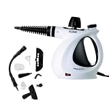 Solac - Limpiador de Vapor Portátil, 1050W, Depósito 350 ml, 9 Accesorios