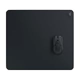 Razer Atlas - Alfombrilla de ratón de Cristal (Cristal Templado Premium, Resistente a la Suciedad y los arañazos, Movimientos del ratón más silenciosos, Base de Goma Antideslizante) Negro