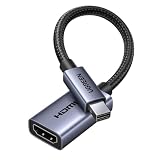 UGREEN 4K 30Hz Mini DisplayPort a HDMI Adaptador Thunderbolt 1 2 1 Pieza | Unidireccional Convertidor Mini DP a HDMI 2K 60Hz 1080P 120Hz Compatible con Mac Mini MacBook Air Pro Monitor HDTV Proyector