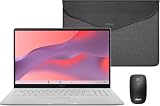 ASUS Chromebook CM1505-15.6' Laptop Full HD (MediaTek Kompanio 540, 4GB RAM, 128GB eMMC, ChromeOS)+ Ratón y Funda +3 Meses Google AI Pro, Youtube Premium Lite y 5TB