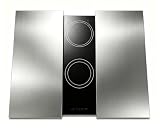 Cubre Vitroceramica en Acero Inoxidable (NO GAS), Vitrocerámica, Juego de 2 piezas Tapa cocina induccion, Protector de Encimera, 57x60x2,5 cm