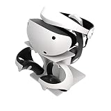 Digicharge Soporte VR para PSVR 2 Sony Playstation VR2/Meta Quest 2/Quest 1/Rift S/Valve Index/HP Reverb G2/Pico 4/PSVR2 VR Display Mount Station para Auriculares y Controladores táctiles