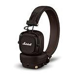 Marshall Major V Auriculares Inalámbricos Bluetooth, 100 Horas de Reproducción - Marron