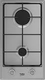 Beko HDCG32220FX Placa Gas Dominó Modular 2 fuegos 30cm Inox | Formato modular de 30 cm