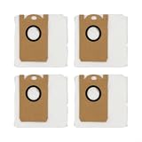 Bolsa de polvo para Cecotec para Conga 7490 E-ternal para Genesis y para X-treme Plus para Conga 7290 Home Models Tela no tejida Gran Capacidad Blanco Accesorio de repuesto 4 o 10 unidades (4 piezas)