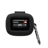 kwmobile Carcasa de Silicona Compatible con JBL Live Flex 3 / Live Buds 3 / Live Beam 3 - Funda para Cascos inalámbricos - Negro