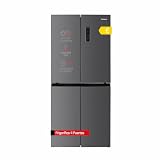 Corberó - Frigorífico 4 Puertas | CF4PH4823NFX | No Frost | Inverter | 362L | 180 cm | Display Puerta | Fresh Box | Crisper | Fresh Box Convertible | Estantes de Cristal | Función Eco | Inox