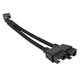AYHYHLJZJ Cable Adaptador USB 2.0 de 9 pines divisor para placa base, divisor de 9 pines a 2X USB 2.0, conector de 9 pines, trenzado en nylon, para placa base interna de computadora, cable adaptador