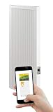 anapont Calefacción eléctrica premium con núcleo de arcilla refractaria – Calefacción de almacenamiento – Radiador eléctrico – con piedra de almacenamiento de arcilla refractaria – con termostato –