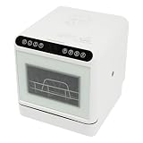 Mini lavavajillas, 6 programas, lavavajillas de mesa con depósito de agua