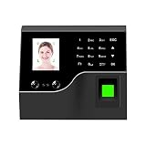 WDSOPK Reloj en máquina, sistema biométrico, reconocimiento facial, registro de huellas dactilares, tiempo de trabajo, control de acceso WIFI, máquina de asistencia (español)