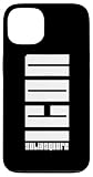 ICON | FUNDA TAPA POLICARBONATO NEGRO SOLIDSQUARE PITCH Carcasa para iPhone 13