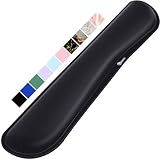 Gimars 44 cm Reposamuñecas Teclado Ergonómico con Espuma Memoria, Extendido Reposa Muñecas con Base de Goma Antideslizante para Alivio del Dolor al Escribir, Gaming Oficina PC Mac, Negro