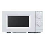 Corberó - Microondas Libre Instalación | CMICM250W | 19,5 L | 700 W | Control Manual| 5 Niveles de Potencia | Descongelación | Plato Giratorio 24,5 cm | Blanco