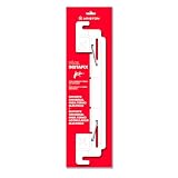Ariston - Instafix, Soporte Universal Termo Electrico, Accesorio de Montaje y Herramientas Bricolaje para Instalación de Calentador de Agua Electrico, Fabricado para Instalación en España, 48x0.3x7cm