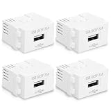 4PCS Módulo de Alimentación USB 220V a 5V 2.1A AC DC para Electrónica DIY