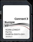 Générique Tarjeta SD Navegación GPS Europa 2022 v7 - Base de datos Q1.2021 - D43BF04-D0070-2001 Compatible con Nissan Connect 3 LCN2