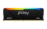 Kingston Fury Beast RGB 8GB 3200MT/s DDR4 CL16 DIMM PC Memoria para Ordenadores de sobremesa KF432C16BB2A/8