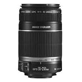 Canon EF-S 55-250mm f/4-5.6 IS Telephoto Zoom AF Lens for Selected Digital SLR (Reacondicionado)