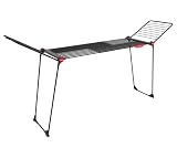 Vileda 179620 Infinity Flex Ultimate Tendedero de Gran tamaño, 30 m de Largo, Malla telescópica Extensible de hasta 2 Metros, alas Altas, tendedero ya montada