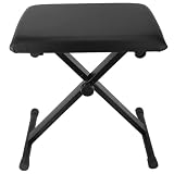 Taburete reposapiernas, plegable, altura ajustable, 41 cm, 47 cm, 50 cm, 52 cm, soporte para tatuajes, soporte para piernas con cojín grueso