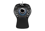3Dconnexion SpaceMouse Pro (Ratón 3D, con Cable, negro)
