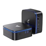 NiPoGi AK1PLUS Mini PC Ιntel Celeron N5095 16 GB RAM 256 GB SSD W-11 Pro | 2,9 GHz, doble pantalla 4K/Wi-Fi5/BT4.2/RJ45 Educación Multimedia