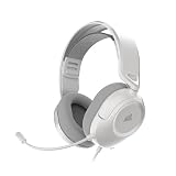 Corsair HS35 v3 - Auriculares con cable para videojuegos con micrófono, color blanco
