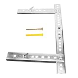 Soporte para Termo Eléctrico de Pared, Hierro Plata para Ahorro