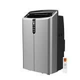 Cecotec Aire Acondicionado Portátil con Bomba de Calor ForceClima 14800 Nux Heating. 14000BTU, Mando a Distancia, Pantalla LED, 5 Modos, 3 Velocidades, Temporizador, Cobertura 30-35m²