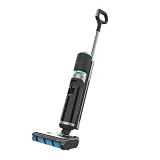 Cecotec Fregona Eléctrica sin Cable con Base de Autolimpieza FreeGo Wash&Vacuum Elite. 200W, Friega y Aspira a la Vez, Autonomía 35mins, Rodillo Absorbente, Depósito Agua Limpia 700ml y Sucia 700 ml